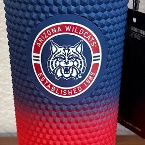 University of Arizona Wildcats Blue Red Soft Touch Studded Tumbler